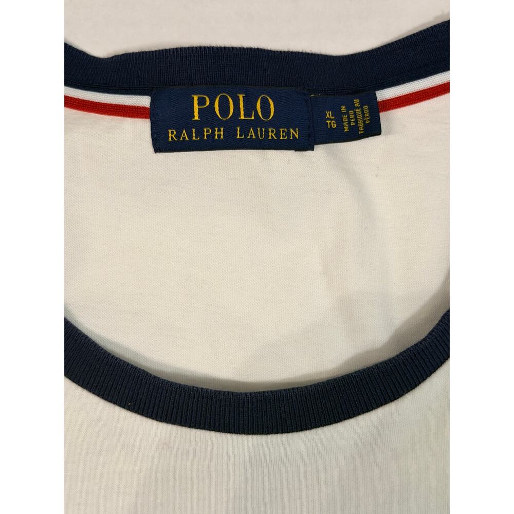 Polo Ralph Lauren Team USA T Shirt Mens XL White Big Pony Graphic Olympic - Picture 5 of 7